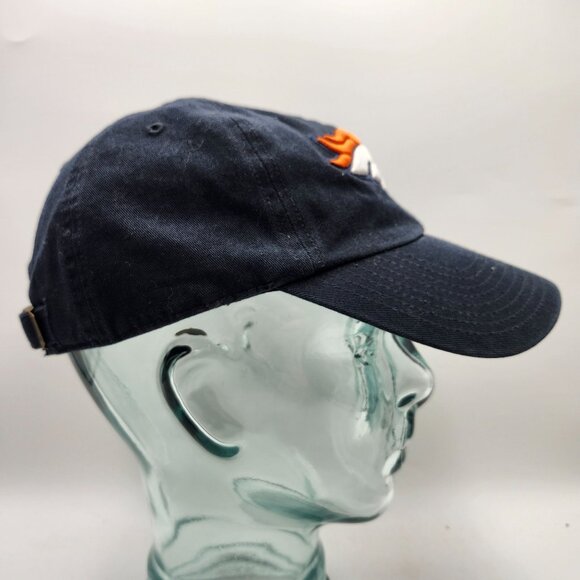 Denver Broncos NFL 47 Navy Blue Adjustable Strap Baseball Cap Embroidered Logo - Picture 5 of 14